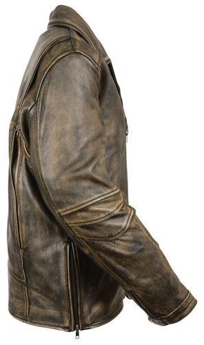 Brown Fashion Leather Jacket For Men - Shop Online Leathers Hush