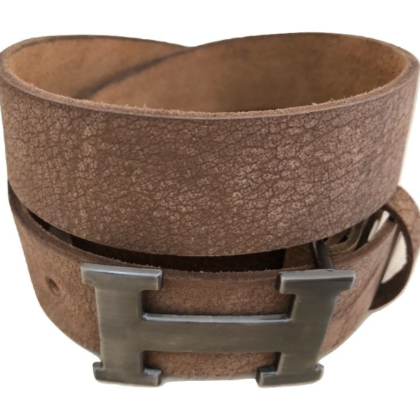 Crazy Top Buffalo Leather Jeans Belt
