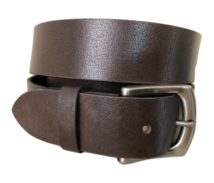 Shop Bruno Texture Brown Buffalo Leather Belt - Leathers Hush